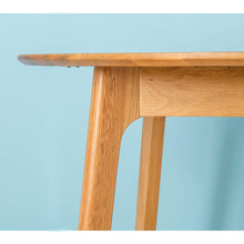 Load image into Gallery viewer, Nordic Oak Round Table Dining Set ( 2 Chairs )