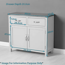 Load image into Gallery viewer, Mullion Grey Small Sideboard