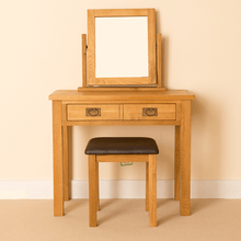 Load image into Gallery viewer, Lanner Oak Dressing Table Set
