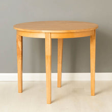 Load image into Gallery viewer, Oxford Light Oak Half Moon Table