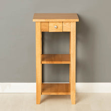 Load image into Gallery viewer, Oxford Light Oak Telephone Table