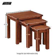 Load image into Gallery viewer, Prussia Acacia Nest of Tables