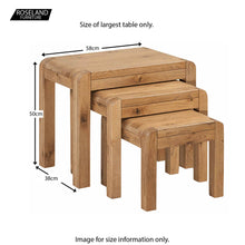Load image into Gallery viewer, Capri Oak Nest of Tables