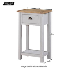 Load image into Gallery viewer, Kilmore Painted Hall Table with 1 Drawer
