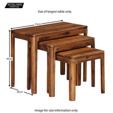 Load image into Gallery viewer, Dunmore Acacia Nest of Tables
