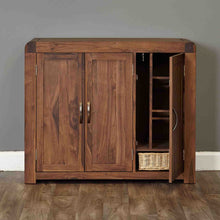 Load image into Gallery viewer, Salem Walnut Extra Large Shoe Cupboard