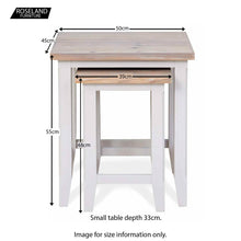 Load image into Gallery viewer, Signature Grey Nest of Two Tables