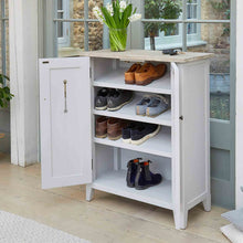 Load image into Gallery viewer, Signature Grey Shoe Storage Cupboard