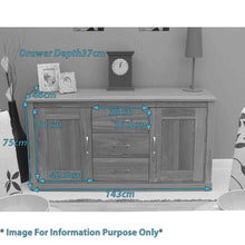 Load image into Gallery viewer, Mobel Oak Sideboard