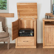 Load image into Gallery viewer, Mobel Oak Printer Cabinet