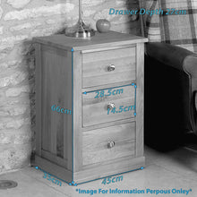 Load image into Gallery viewer, Mobel Oak Lamp Table