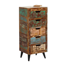 Load image into Gallery viewer, Coastal Chic 5 Drawer Tallboy