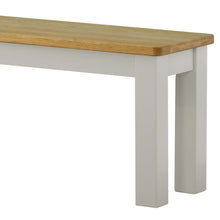 Load image into Gallery viewer, Padstow Grey 120cm Dining Set - 2 x Bench