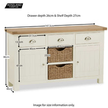 Load image into Gallery viewer, Daymer Painted Large Dresser