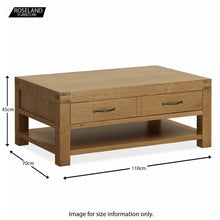 Load image into Gallery viewer, Abbey Grande Coffee Table With Drawer
