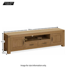 Load image into Gallery viewer, Abbey Grande 200cm TV Stand
