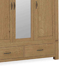 Load image into Gallery viewer, Abbey Grande Triple Wardrobe with Drawers
