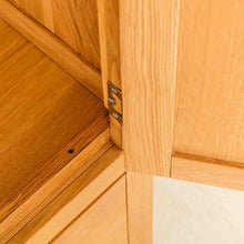 Load image into Gallery viewer, Abbey Light Oak Triple Wardrobe