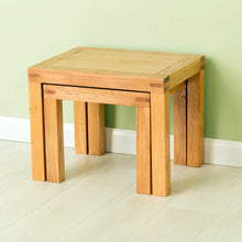 Load image into Gallery viewer, Abbey Waxed Oak Nest of Tables