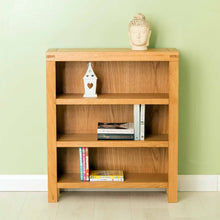 Load image into Gallery viewer, Abbey Waxed Oak Low Bookcase