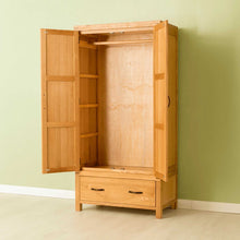 Load image into Gallery viewer, Abbey Waxed Oak Double Wardrobe