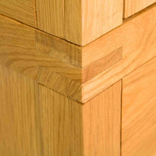 Load image into Gallery viewer, Abbey Waxed Oak Triple Wardrobe