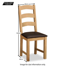 Load image into Gallery viewer, Cotswold Oak Ladder Dining Chair