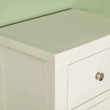 Load image into Gallery viewer, Cornish White 5 Drawer Tallboy