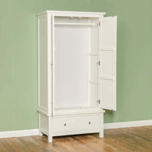 Load image into Gallery viewer, Cornish White Double Wardrobe