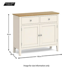 Load image into Gallery viewer, Windsor Cream Small Sideboard Cabinet