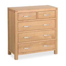 Load image into Gallery viewer, Abbey Light Oak 3 Piece Bedroom Furniture Set