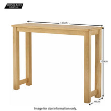 Load image into Gallery viewer, Roseland Oak Breakfast Bar