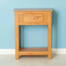 Load image into Gallery viewer, Nordic Oak Small Console Table