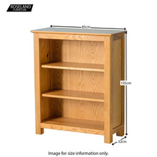 Load image into Gallery viewer, Nordic Oak Low Bookcase