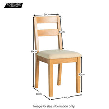 Load image into Gallery viewer, Nordic Oak Round Table Dining Set ( 2 Chairs )