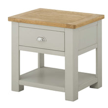 Load image into Gallery viewer, Padstow Grey Lamp Table With Drawer