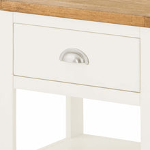 Load image into Gallery viewer, Padstow White Lamp Table With Drawer