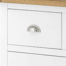 Load image into Gallery viewer, Padstow White 2 over 3 Drawer Chest