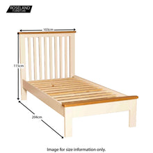 Load image into Gallery viewer, Padstow Cream 3' Bed