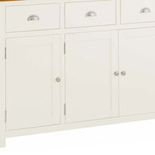 Load image into Gallery viewer, Padstow White 3 Door Sideboard