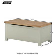 Load image into Gallery viewer, Padstow Grey Blanket Box