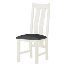 Load image into Gallery viewer, Padstow White Dining Chair - Fabric Seat