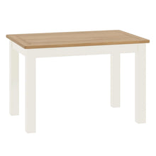 Load image into Gallery viewer, Padstow White Fixed Top Table 120cm