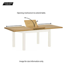 Load image into Gallery viewer, Padstow White 140-180cm Extending Table