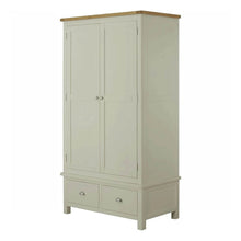 Load image into Gallery viewer, Padstow Grey Double Wardrobe with Drawers