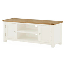 Load image into Gallery viewer, Padstow White 130cm TV Stand