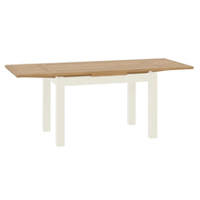 Load image into Gallery viewer, Padstow White Lift Top Draw Leaf Dining Table 120-200cm