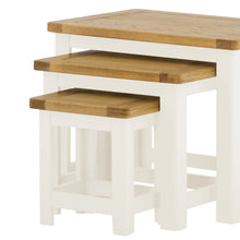 Load image into Gallery viewer, Padstow White Nest of Tables