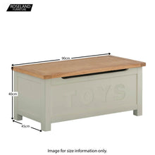 Load image into Gallery viewer, Padstow Grey Toy Box