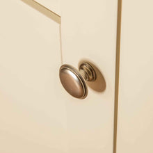 Load image into Gallery viewer, Padstow Cream Triple Wardrobe With Mirror